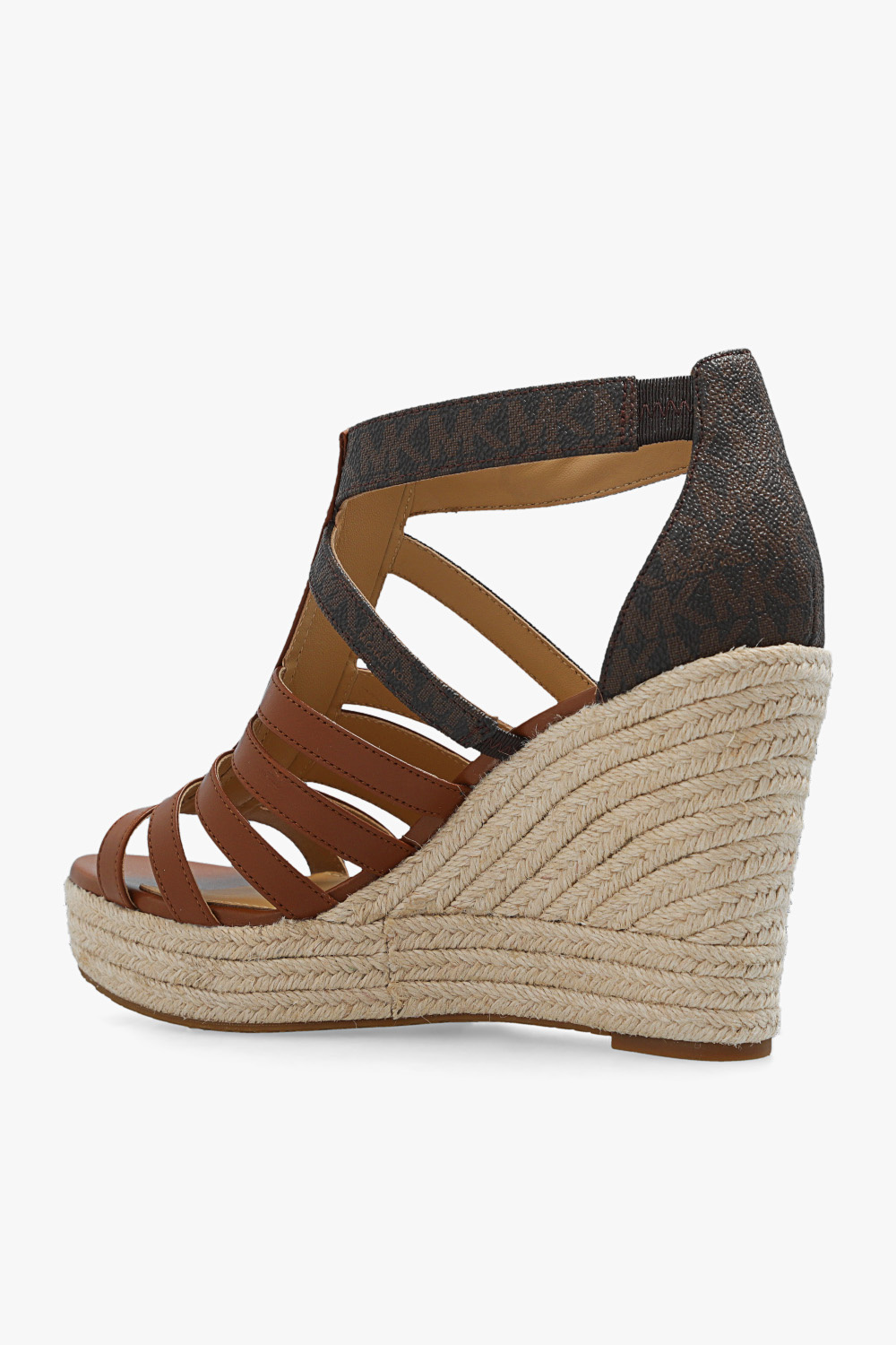 Michael kors tan hot sale wedge sandals